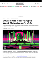 2025 is the Year ‘Crypto Went Mainstream’: a16z - 