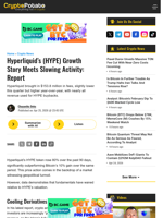 Hyperliquid's (HYPE) Growth Story Meets Slowing Activity: Report