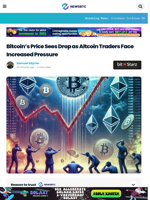 Bitcoin Price Sees Drop as Altcoin Traders Face Increased Pressure