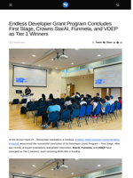 Endless Developer Grant Program Concludes First Stage, Crowns StarAI, Funmeta, and VDEP as Tier 1 Winners - Visionary Financial