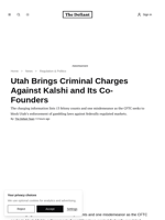 Utah Brings Criminal Charges Against Kalshi and Its Co-Founders | The Defiant