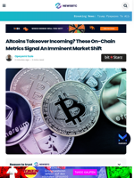 Altcoins Takeover Incoming? These On-Chain Metrics Signal An Imminent Market Shift