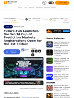 Future.Fun Launches the World Cup of Prediction Markets: Registrations Open for the 1st Edition – Press release Bitcoin News