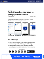 PayPal launches new peer-to-peer payments service