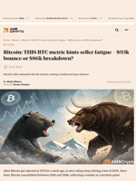 Bitcoin: THIS BTC metric hints seller fatigue - $93k bounce or $86k breakdown? - AMBCrypto