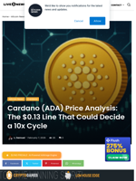 ADA Near $0.13: Key Support Could Spark Next 10x Cycle
