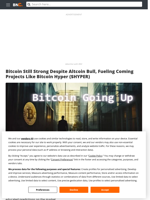 Bitcoin Maintains Dominance Despite Altcoin Bull, Fueling Projects Like Bitcoin Hyper