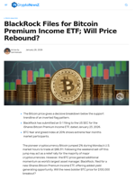 BlackRock Files for Bitcoin Premium Income ETF; Will Price Rebound? - CryptoNewsZ