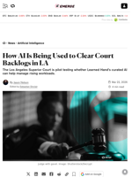 How AI Is Being Used to Clear Court Backlogs in LA - Decrypt