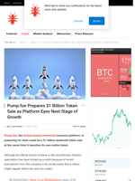 Pump.fun Prepares $1 Billion Token Sale as Platform Eyes Next Stage of Growth - NullTX