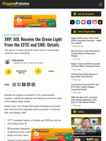 XRP, SOL Receive the Green Light From the CFTC and CME: Details
