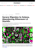 Sorare Migrates to Solana, Abandoning Ethereum L2 StarkEx - 