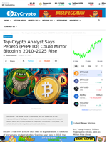 Top Crypto Analyst Says Pepeto (PEPETO) Could Mirror Bitcoin’s 2010–2025 Rise