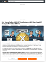 XRP News Today: XRP ETF Not Rejected, SEC Clarifies XRP Delay as Procedural Move - Brave New Coin