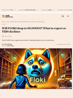 Will FLOKI drop to $0.00005? What to expect as THIS declines - AMBCrypto