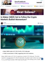 Is Maker (MKR) Set to Follow the Crypto Market’s Bullish Momentum?