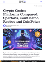 Crypto Casino Platforms Compared: Spartans, CoinCasino, Roobet and CoinPoker