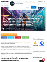 4 Cryptocurrencies to Have in Your Watchlist in February 2025 Apart from Bitcoin (BTC) | Live Bitcoin News