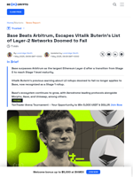 Base Overtakes Arbitrum, Achieves Stage 1 Rollup Status