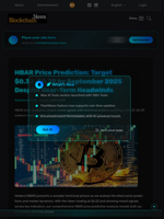 HBAR Price Prediction: Target $0.32-$0.39 by September 2025 Despite Near-Term Headwinds - Blockchain.News