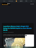 LayerZero Blames Kelp's Single DVN Setup for $290M Exploit as Aave Bleeds $8.9B - Blockchain.News