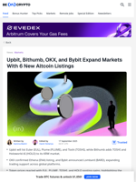 4 Crypto Exchanges Roll Out Fresh Altcoin Listings Today