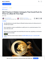 WLFI Price Analysis Reveals Hidden Catalyst for New Highs