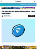 TON Bullish Pattern Signals Breakout Ahead — 40% Rally Loading?