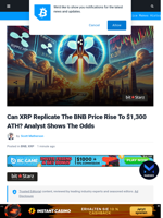 Can XRP Replicate The BNB Price Rise To $1,300 ATH? Analyst Shows The Odds | Bitcoinist.com
