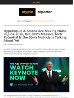 Hyperliquid & Solana Are Making Noise in June 2026, But ZKP's Massive Tech Potential Is the Story Nobody is Talking About Yet