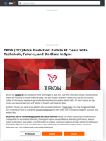 TRON (TRX) Price Prediction: Path to $1 Clears With Technicals, Futures, and On-Chain in Sync - Brave New Coin