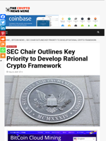 SEC Chair Outlines Key Priority to Develop Rational Crypto Framework - The Crypto News Wire