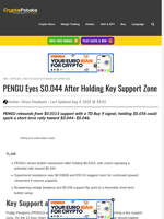 PENGU Eyes $0.044 After Holding Key Support Zone
