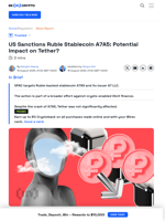 US Sanctions Ruble Stablecoin A7A5: Potential Impact on Tether? - BeInCrypto
