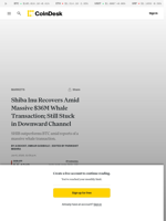 SHIB Price Prediction: Shiba Inu Recovers Amid Massive $36M Whale Transaction; Still Stuck in Downward Channel