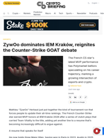 ZywOo dominates IEM Kraków, reignites the Counter-Strike GOAT debate