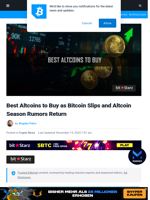 Best Altcoins to Buy as Analyst Fuels Hype About Altcoin Season