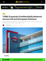 TSMC Expands Confidentiality Network Across US and European Partners - CoinCentral