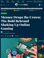 Menace Drops the Crown: The Bold Rebrand Shaking Up Online Gaming - Crypto Daily