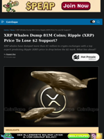 XRP Whales Dump 81M Coins; Ripple (XRP) Price To Lose $2 Support?