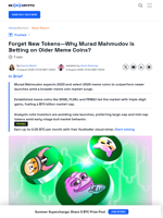 Why Murad Mahmudov Supports Older Meme Coins Over New?
