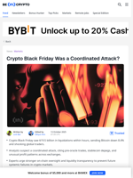 Crypto Black Friday Was a Coordinated Attack?