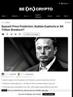 SpaceX Price Prediction: Bubble Euphoria or $4 Trillion Breakout?