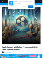 Ripple Expands Middle East Presence as RLUSD Gains Approval in Dubai
