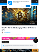 Why Are Bitcoin OGs Dumping Billions Of Dollars In BTC? | Bitcoinist.com