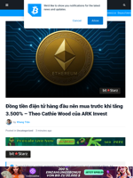 Top 1 Đồng Tiền Điện Tử Nên Mua Trước Khi Tăng 3.500% – Theo Cathie Wood