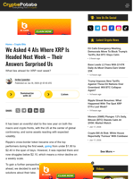 We Asked 4 AIs Where XRP Is Headed Next Week - Their Answers Surprised Us