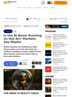 Is the AI Boom Running on Hot Air? Markets Say Maybe – Bitcoin News