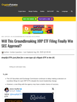 Will This Groundbreaking XRP ETF Filing Finally Win SEC Approval?