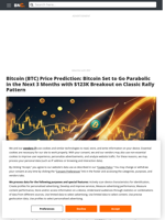 Bitcoin (BTC) Price Prediction: Bitcoin Set to Go Parabolic in the Next 3 Months with $123K Breakout on Classic Rally Pattern - Brave New Coin